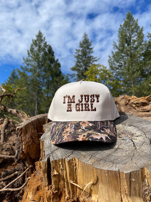 I'm Just A Girl Hat