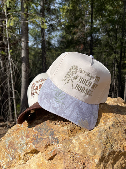 Not Going To Hold My Horses Hat