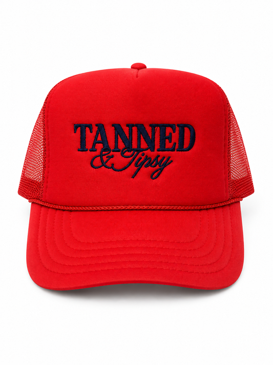 Tanned & Tipsy Trucker Hat