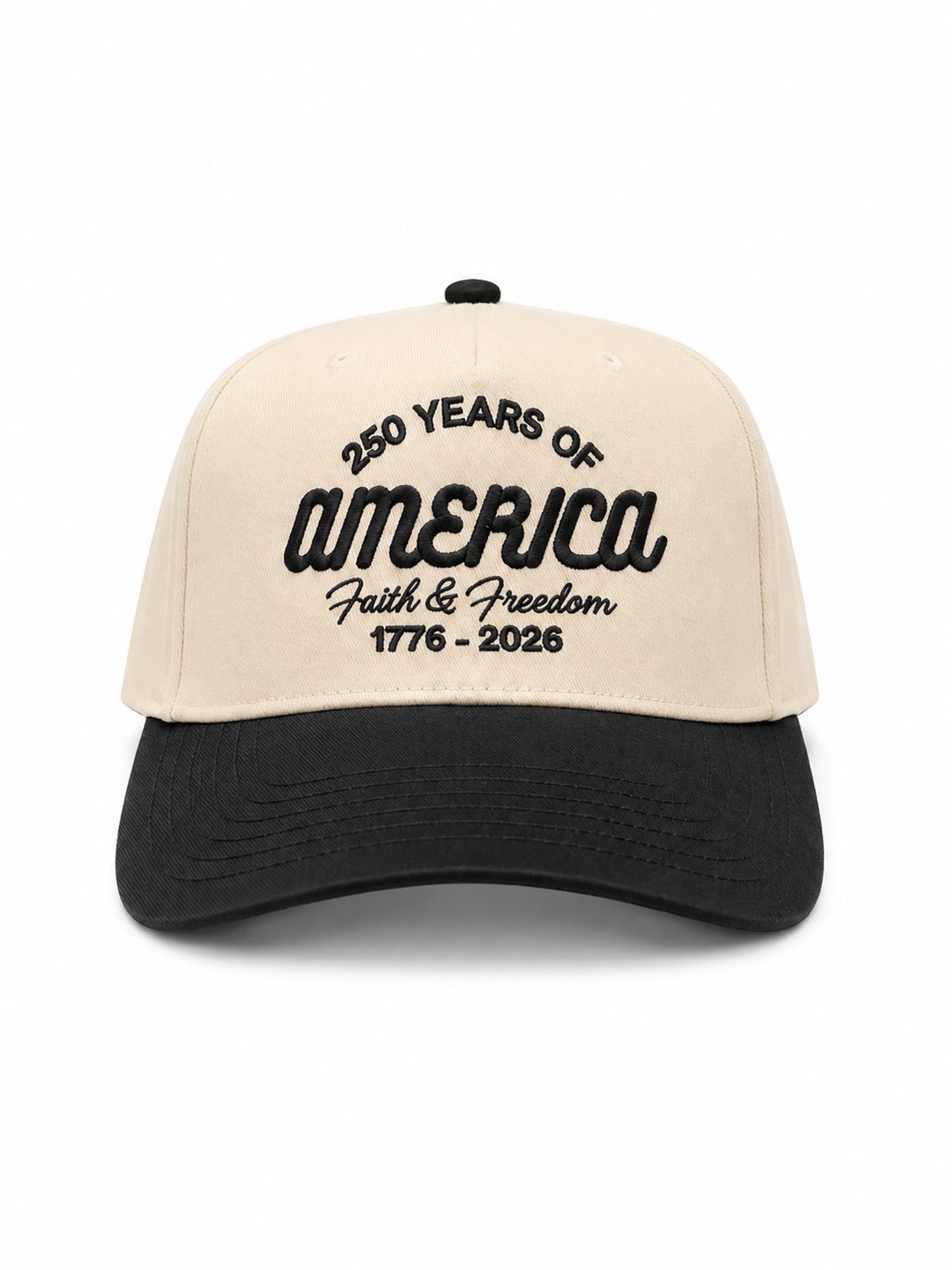 Black 250 Years Of America Hat